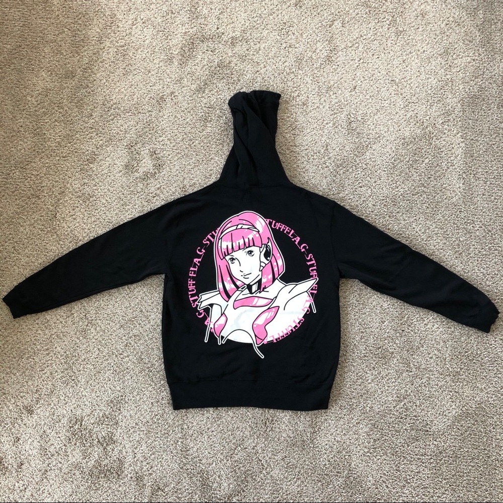 (NEW 100% cotton) Beams T black hoodie (size L)